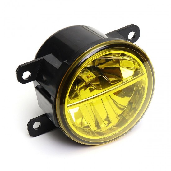 Right/Left LED Front Fog Light Lamp Lens with H8/H11 Bulbs Amber Universal For Honda Civic Fit Odyssey