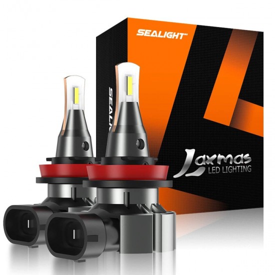 L1 Upgraded Car LED Fog Lights H7 H11 9005 9006 40W 5600LM 6000K Xenon White Halogen Bulb Replacement 2PCS L1 Upgraded Car LED Fog Lights H7 H11 9005 9006 40W 5600LM 6000K Xenon White Halogen Bulb Replacement 2PCS
