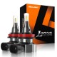 L1 Upgraded Car LED Fog Lights H7 H11 9005 9006 40W 5600LM 6000K Xenon White Halogen Bulb Replacement 2PCS L1 Upgraded Car LED Fog Lights H7 H11 9005 9006 40W 5600LM 6000K Xenon White Halogen Bulb Replacement 2PCS