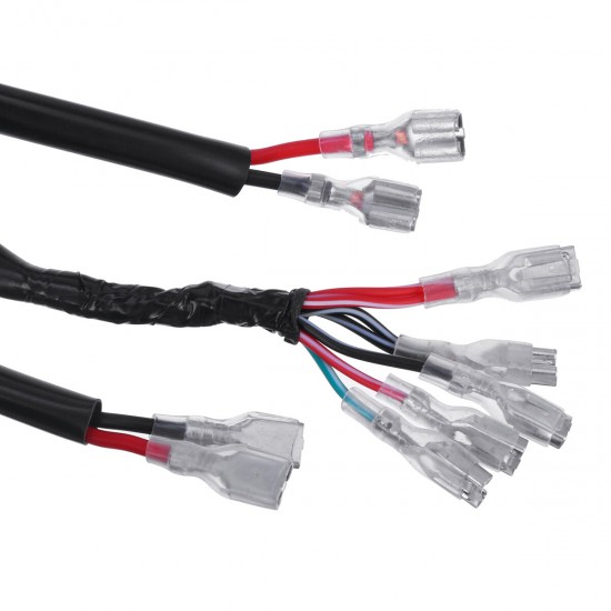 Universal 5 Pin Car 12V Waterproof LED Work Light Fog Lamp Bar Lighting Switch Relay Wiring Harness Kit