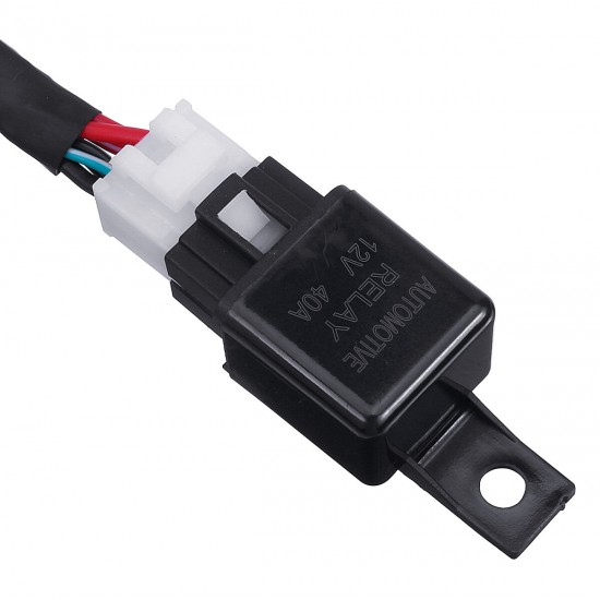 Universal 5 Pin Car 12V Waterproof LED Work Light Fog Lamp Bar Lighting Switch Relay Wiring Harness Kit Universal 5 Pin Car 12V Waterproof LED Work Light Fog Lamp Bar Lighting Switch Relay Wiring Harness Kit