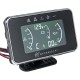 12V 24V 3-In-1 LCD Car Digital Alarm Gauge Voltmeter Oil Pressure Fuel Water Temperature Temp