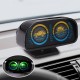 12V Two-barreled Backlight Slope Meter Inclinometer Compass Balance Level Balancer for Car Off-road