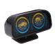 12V Two-barreled Backlight Slope Meter Inclinometer Compass Balance Level Balancer for Car Off-road