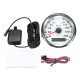 3.34 Inch Auto Car GPS Speed Meter Stainless Waterproof White Digital Gauge 200km/h
