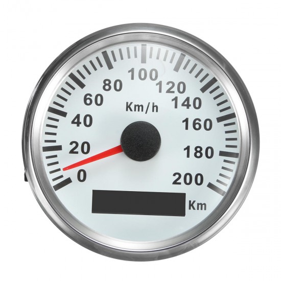 3.34 Inch Auto Car GPS Speed Meter Stainless Waterproof White Digital Gauge 200km/h 3.34 Inch Auto Car GPS Speed Meter Stainless Waterproof White Digital Gauge 200km/h