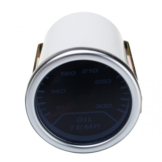 52mm 2 Inch Universal Car Smoke Lens LED Pointer Water Oil Temperature Temp Gauge Meter