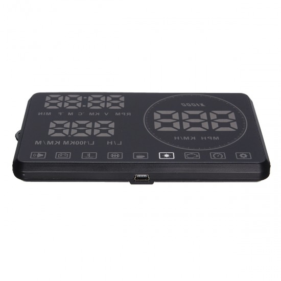 5.5 Inch M9 HUD Car HUD Head Up Display with OBD Interface 5.5 Inch M9 HUD Car HUD Head Up Display with OBD Interface