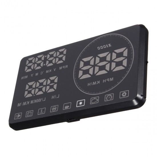 5.5 Inch M9 HUD Car HUD Head Up Display with OBD Interface 5.5 Inch M9 HUD Car HUD Head Up Display with OBD Interface