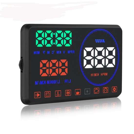 5.5 Inch M9 HUD Car HUD Head Up Display with OBD Interface 5.5 Inch M9 HUD Car HUD Head Up Display with OBD Interface