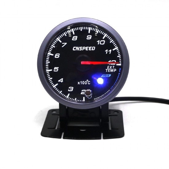 60MM Car Exhaust Gas Temperature Gauge Sensor 200-1200C EGT with Sensor White Amber Light 60MM Car Exhaust Gas Temperature Gauge Sensor 200-1200C EGT with Sensor White Amber Light