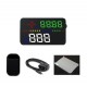 A300 Car 3.5inch HUD Digital Head-Up Display Multifunction OBD Alarm Speedometer Overspeed