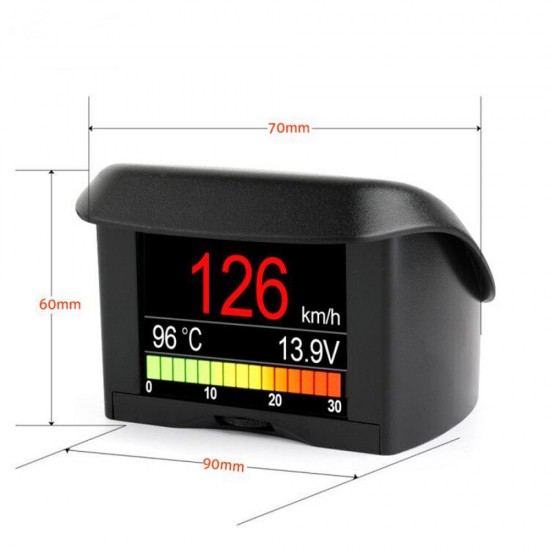 A202 OBD Driving Computer Speedometer Digital Display Car Coolant Temperature Gauge