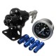 Aluminum 160 PSI Adjustable 1:1 Pressure Regulator+kPa Gauge Kit