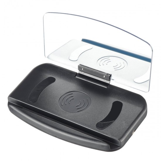 Car HUD Head Up Display GPS Navigation Speed Projector With Wireless Charging Function Car HUD Head Up Display GPS Navigation Speed Projector With Wireless Charging Function