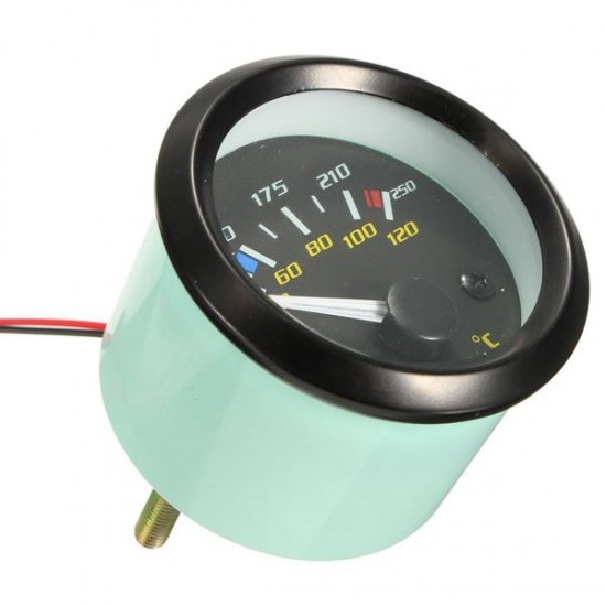 Car Water Temperature Gauge 2 Inch for 12 Volt System Universal Car Water Temperature Gauge 2 Inch for 12 Volt System Universal