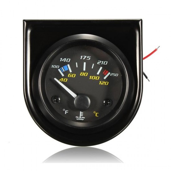 Car Water Temperature Gauge 2 Inch for 12 Volt System Universal Car Water Temperature Gauge 2 Inch for 12 Volt System Universal