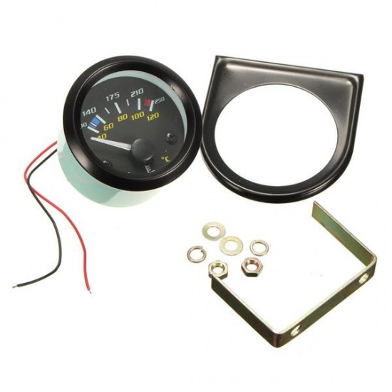 Car Water Temperature Gauge 2 Inch for 12 Volt System Universal Car Water Temperature Gauge 2 Inch for 12 Volt System Universal