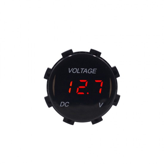 DC 12V-24V Digital Voltage Meter Voltmeter Waterproof LED Display Panel Gauge For Car Auto Motorcycle Boat ATV Truck Refit DC 12V-24V Digital Voltage Meter Voltmeter Waterproof LED Display Panel Gauge For Car Auto Motorcycle Boat ATV Truck Refit