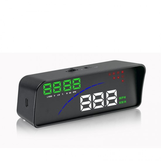 P9 OBD Smart Digital Meter Head Up Display Car Styling HUD Speedometer