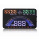 S7 5.8 Inch Car HUD Head Up Display OBD Km/h&MPH GPS Speeding Warning