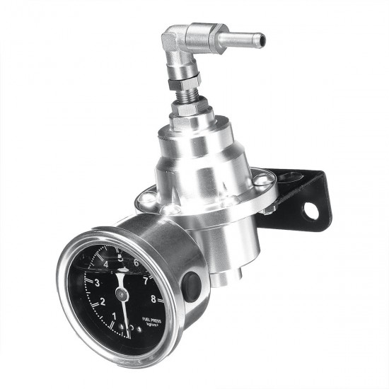 Universal Adjustable Aluminum Auto Pressure Regulator Pressure Gauge Tools Kit