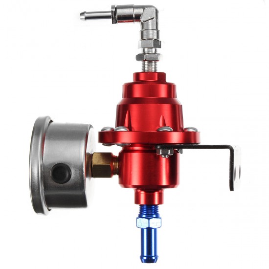 Universal Adjustable Car Fuel Hose Auto Pressure Regulator With 160PSI Oil Gauge Kit Universal Adjustable Car Fuel Hose Auto Pressure Regulator With 160PSI Oil Gauge Kit