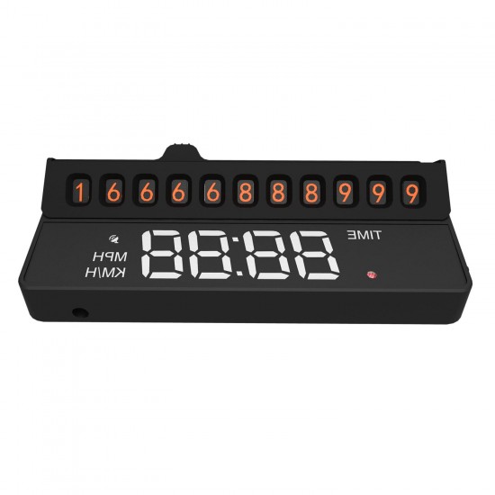 Universal Car Packing HUD Head Up Display Multifunction Temporary Stop Sign