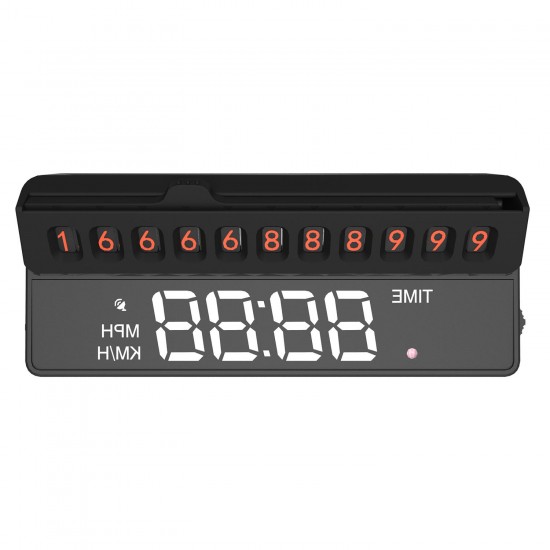 Universal Car Packing HUD Head Up Display Multifunction Temporary Stop Sign