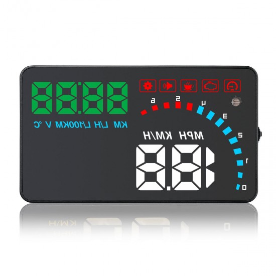 Universal D1000 4 Inch Car HUD Head Up Display OBD2 OBDII Auto Digital Speed Warning Universal D1000 4 Inch Car HUD Head Up Display OBD2 OBDII Auto Digital Speed Warning