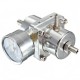 Universal Silver Adjustable Pressure Regulator 0-140PSI Gauge Steel
