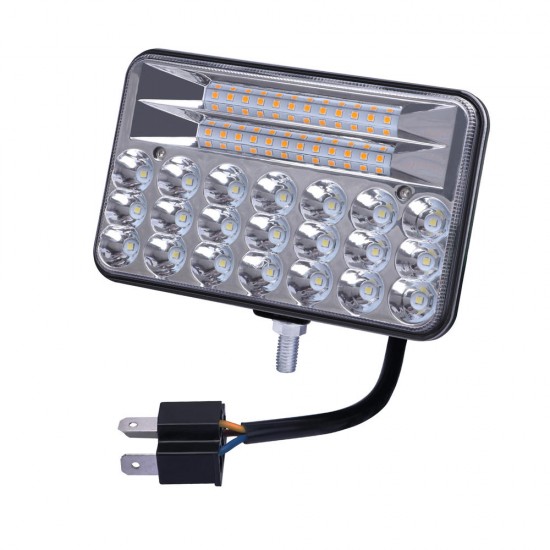 10x16CM LED Work Light Car H4 Headlight Driving Fog Lamp Dual Color for JEEP Offroad Truck Trailer ATV Tractor 10x16CM LED Work Light Car H4 Headlight Driving Fog Lamp Dual Color for JEEP Offroad Truck Trailer ATV Tractor