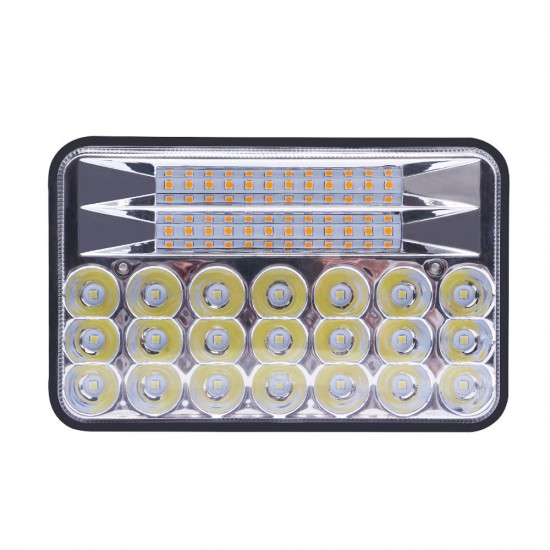 10x16CM LED Work Light Car H4 Headlight Driving Fog Lamp Dual Color for JEEP Offroad Truck Trailer ATV Tractor 10x16CM LED Work Light Car H4 Headlight Driving Fog Lamp Dual Color for JEEP Offroad Truck Trailer ATV Tractor