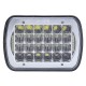 1pcs 6X7inch 5D DC10-30V 72W IP67 LED Headlights Lamp Bulb Hi/Low Beam DRL for Truck Boat SUV