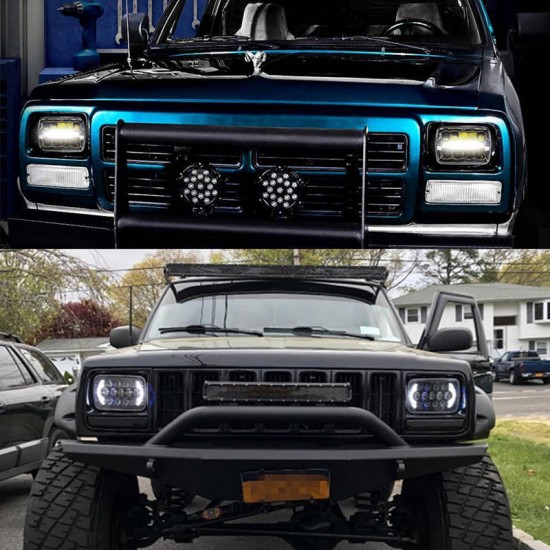 1pcs 6X7inch 5D DC10-30V 72W IP67 LED Headlights Lamp Bulb Hi/Low Beam DRL for Truck Boat SUV 1pcs 6X7inch 5D DC10-30V 72W IP67 LED Headlights Lamp Bulb Hi/Low Beam DRL for Truck Boat SUV