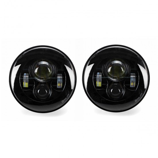 2 x 7inch Round LED Projection Headlights Head Lamp Hight/Low Beam For Jeep Wrangle 2 x 7inch Round LED Projection Headlights Head Lamp Hight/Low Beam For Jeep Wrangle