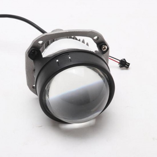 2.5 Inch Car LED Headlights Retrofit H4 Projector Lens For RHD Black/Silver High/Low Beam 35W 3800LM 2.5 Inch Car LED Headlights Retrofit H4 Projector Lens For RHD Black/Silver High/Low Beam 35W 3800LM