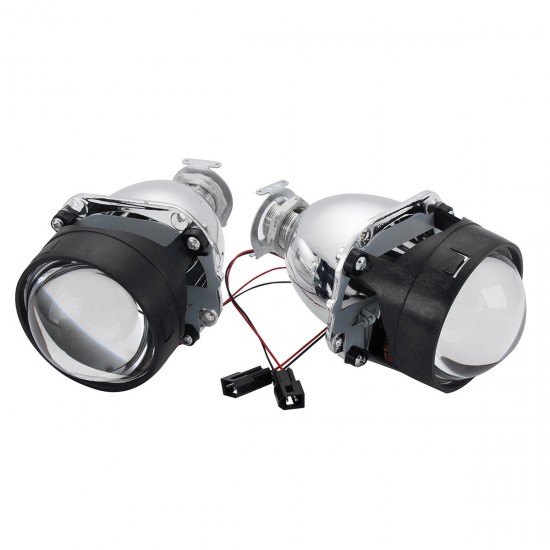 2.5inch HID Bi-Xenon Projector Headlights Lens H1 H4 H7 Retrofit Hi/Low Beam LHD/RHD Type 2.5inch HID Bi-Xenon Projector Headlights Lens H1 H4 H7 Retrofit Hi/Low Beam LHD/RHD Type