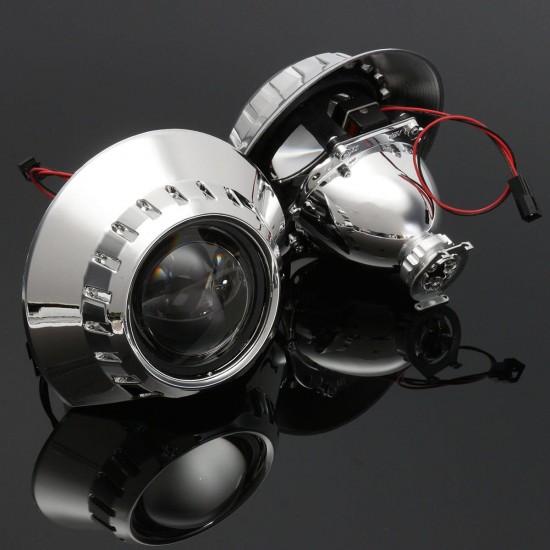 2PCS 2.5 Inch H1 Xenon HID Headlights Projector Glass Lens without Bulbs Retrofit LHD For BMW 3 Series E46 2PCS 2.5 Inch H1 Xenon HID Headlights Projector Glass Lens without Bulbs Retrofit LHD For BMW 3 Series E46