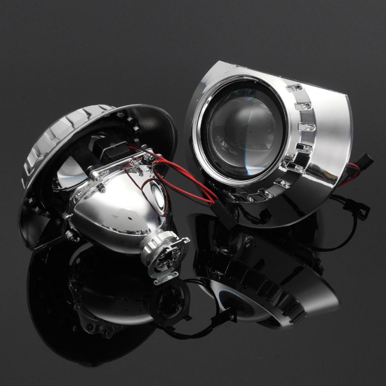 2PCS 2.5 Inch H1 Xenon HID Headlights Projector Glass Lens without Bulbs Retrofit LHD For BMW 3 Series E46 2PCS 2.5 Inch H1 Xenon HID Headlights Projector Glass Lens without Bulbs Retrofit LHD For BMW 3 Series E46