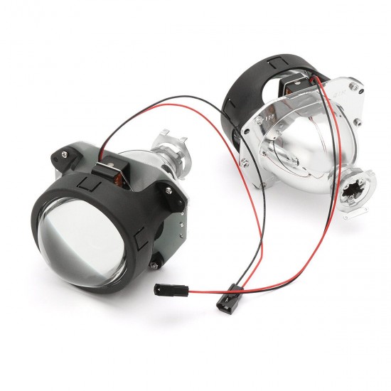 2PCS 3Inch H4 H7 H1 Bi-xenon HID Headlights H/L Beam Projector Lens Retrofit For Right Hand Drive RHD Vehicle Motorcycle 2PCS 3Inch H4 H7 H1 Bi-xenon HID Headlights H/L Beam Projector Lens Retrofit For Right Hand Drive RHD Vehicle Motorcycle