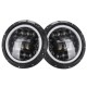 2Pcs 7 Inch 60W Round LED Projection Headlights Head Lamps DRL Turn Signal Lights Hi/Low Beam Waterproof 10V-30V For Jeep Wrangler 2Pcs 7 Inch 60W Round LED Projection Headlights Head Lamps DRL Turn Signal Lights Hi/Low Beam Waterproof 10V-30V For Jeep Wrangler