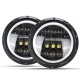 2Pcs 7 Inch 60W Round LED Projection Headlights Head Lamps DRL Turn Signal Lights Hi/Low Beam Waterproof 10V-30V For Jeep Wrangler
