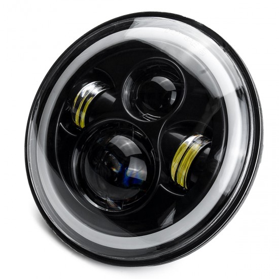 2Pcs 7 Inch Car Round LED Headlights Head Turn Signal Lamps DRL High/Low Beam Waterproof IP67 For Jeep Wrangler 2Pcs 7 Inch Car Round LED Headlights Head Turn Signal Lamps DRL High/Low Beam Waterproof IP67 For Jeep Wrangler
