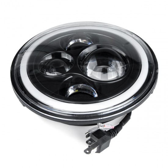 2Pcs 7 Inch Car Round LED Headlights Head Turn Signal Lamps DRL High/Low Beam Waterproof IP67 For Jeep Wrangler 2Pcs 7 Inch Car Round LED Headlights Head Turn Signal Lamps DRL High/Low Beam Waterproof IP67 For Jeep Wrangler