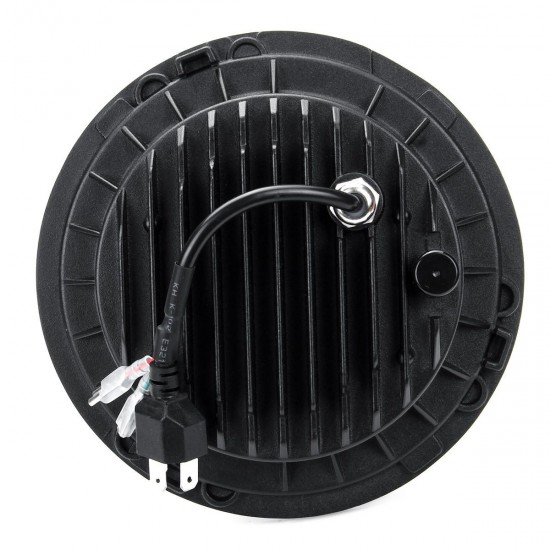 2Pcs 7 Inch Car Round LED Headlights Head Turn Signal Lamps DRL High/Low Beam Waterproof IP67 For Jeep Wrangler 2Pcs 7 Inch Car Round LED Headlights Head Turn Signal Lamps DRL High/Low Beam Waterproof IP67 For Jeep Wrangler