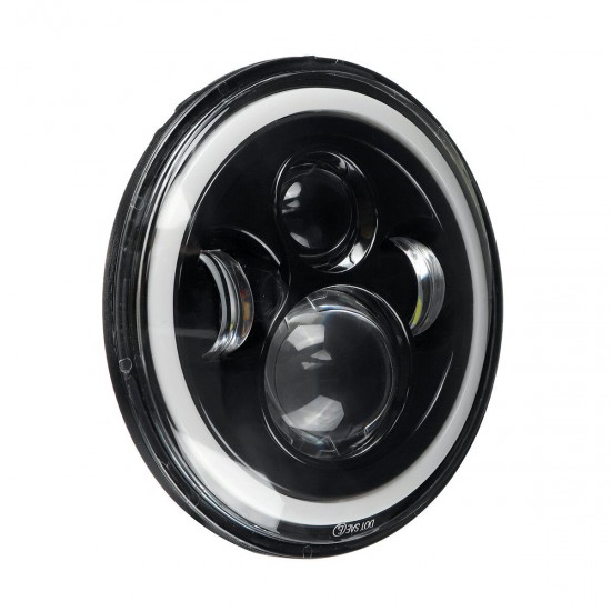 2Pcs 7Inch Round LED Headlights Halo DRL Angle eyes Turn Signal Light with 2Pcs 4Inch Fog Lights For Wrangler 2Pcs 7Inch Round LED Headlights Halo DRL Angle eyes Turn Signal Light with 2Pcs 4Inch Fog Lights For Wrangler