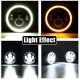 2Pcs 7Inch Round LED Headlights Halo DRL Angle eyes Turn Signal Light with 2Pcs 4Inch Fog Lights For Wrangler 2Pcs 7Inch Round LED Headlights Halo DRL Angle eyes Turn Signal Light with 2Pcs 4Inch Fog Lights For Wrangler
