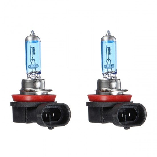 2Pcs Car HaloHeadlights HOD Fog Bulbs Lamps H1 H4 H7 H11 12V 100W 7200LM 6000K