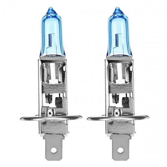 2Pcs Car HaloHeadlights HOD Fog Bulbs Lamps H1 H4 H7 H11 12V 100W 7200LM 6000K